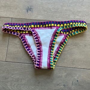 Kiini yaz bikini bottoms small white